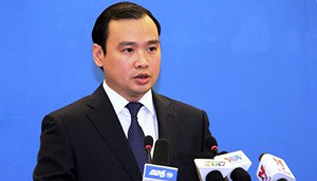 Người phát ngôn Bộ Ngoại giao Việt Nam Lê Hải Bình.