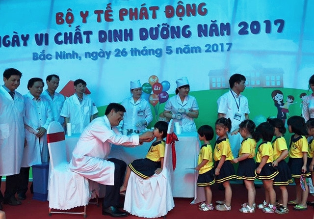 Lễ phát động Ngày vi chất dinh dưỡng năm 2017.