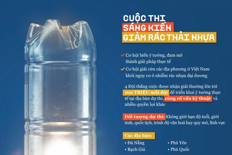 Khởi động cuộc thi Sáng kiến giảm rác thải nhựa