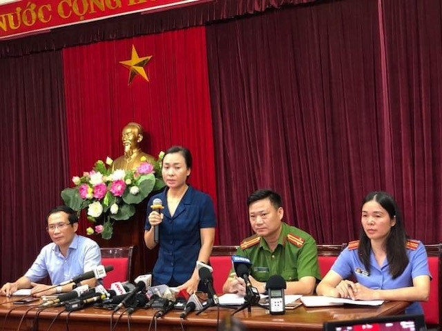 UBND quận Cầu Giấy tổ chức họp báo thông tin về vụ việc 