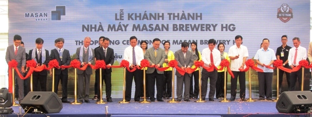 Khánh thành Nhà máy bia Masan Brewery Hậu Giang