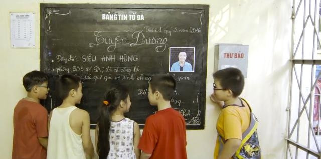 Một cảnh trong phim truyện ngắn "Chuyện anh hùng".