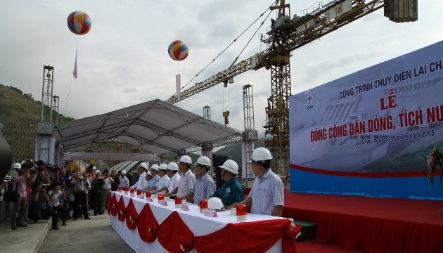 Chính thức tích nước hồ chứa công trình thủy điện Lai Châu