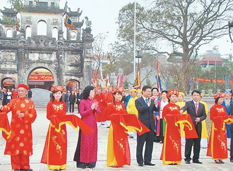 Đình Lệ Mật được tu bổ và khánh thành đầu năm 2013.
