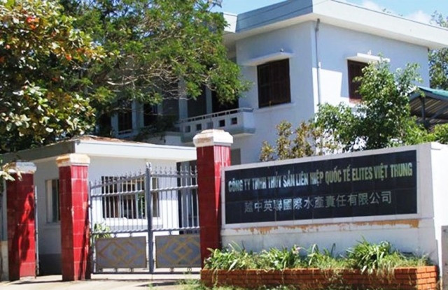 Trụ sở Công ty TNHH Thủy sản liên hiệp quốc tế Elites Việt Trung.
