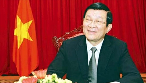 Chủ tịch nước Trương Tấn Sang.