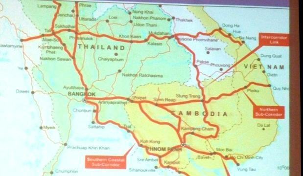 Sơ đồ hành lang kinh tế phía nam (ảnh:internet)