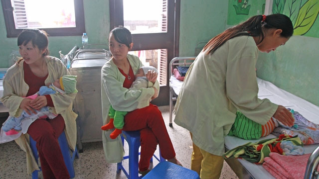 Khoa Tim mạch của BV Nhi T.Ư chỉ nằm ghép tạm thời. 