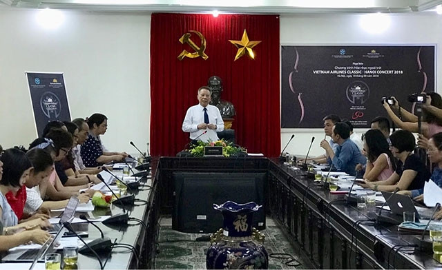 Sở Văn hóa và Thể thao Hà Nội họp báo công bố Chương trình hòa nhạc.