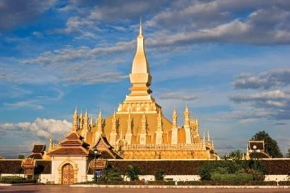 Thủ đô Viêng Chăn tươi đẹp và thanh bình.