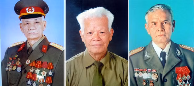 Ba ông: Vũ Như Ý, Vũ Như Úy và Vũ Tiến Luyến.