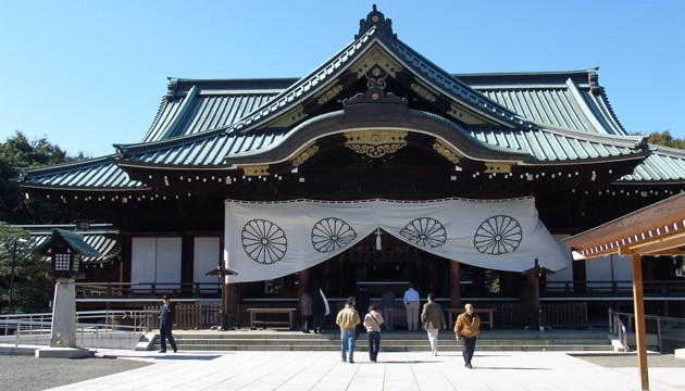 Ngôi đền Yasukuni luôn là tâm điểm tranh cãi giữa Nhật Bản với các nước láng giềng (ảnh: japantimes)