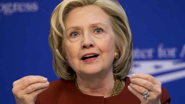 Bà Hillary Clinton. (Ảnh: AP)