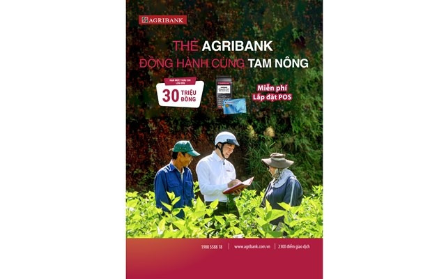 Thẻ Agribank đồng hành cùng tam nông
