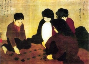 "Chơi ô ăn quan" (1930 - Nguyễn Phan Chánh).