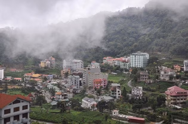 Khu nghỉ mát Tam Ðảo.