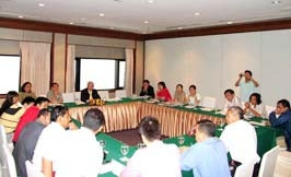 Cuộc họp căng thẳng tại Băng-cốc
về vấn đề thu phí bản quyền
truyền hình SEA Games 24.