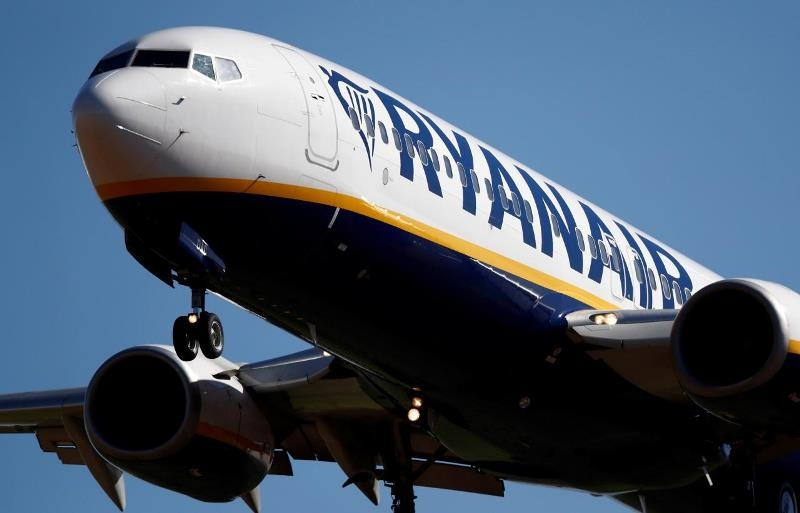 Máy bay của hãng hàng không giá rẻ nhất châu Âu Ryanair. (Ảnh: Reuters)