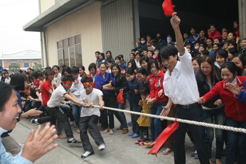 Nhờ có tổ chức công đoàn, đời sống tinh thần của người lao động luôn được quan tâm, chăm sóc.