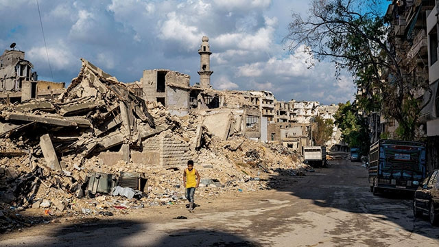  Syria cần số tiền khổng lồ để có thể tái thiết. Ảnh: NATIONAL GEOGRAPHIC