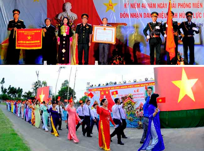 Kỷ niệm 40 năm Ngày giải phóng miền nam thống nhất Tổ quốc, Đảng bộ, chính quyền, quân và dân Chợ Mới vinh dự được Chủ tịch nước phong tặng danh hiệu cao quý Anh hùng Lực lượng vũ trang nhân dân. Và đ