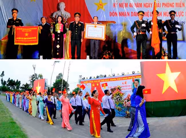 Kỷ niệm 40 năm Ngày giải phóng miền nam thống nhất Tổ quốc, Đảng bộ, chính quyền, quân và dân Chợ Mới vinh dự được Chủ tịch nước phong tặng danh hiệu cao quý Anh hùng Lực lượng vũ trang nhân dân. Và đ