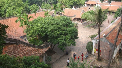 Một góc chùa Vĩnh Nghiêm.