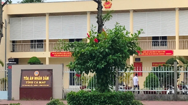 Trụ sở Tòa án nhân dân tỉnh Cà Mau. (Ảnh minh họa)