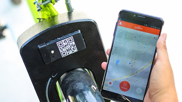 Cho thuê xe đạp thông minh