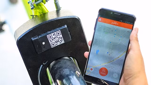 Cho thuê xe đạp thông minh