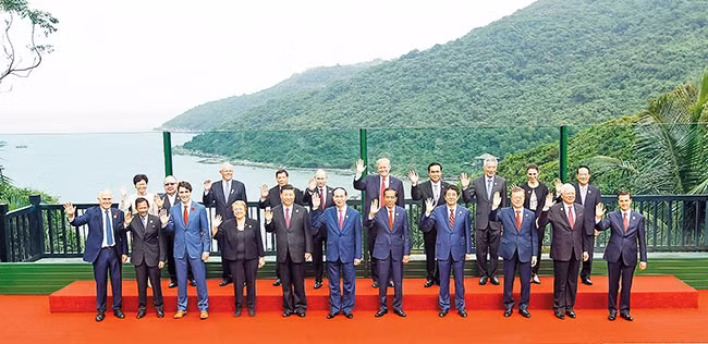 Các nhà lãnh đạo các nền kinh tế thành viên APEC. Ảnh | TTXVN