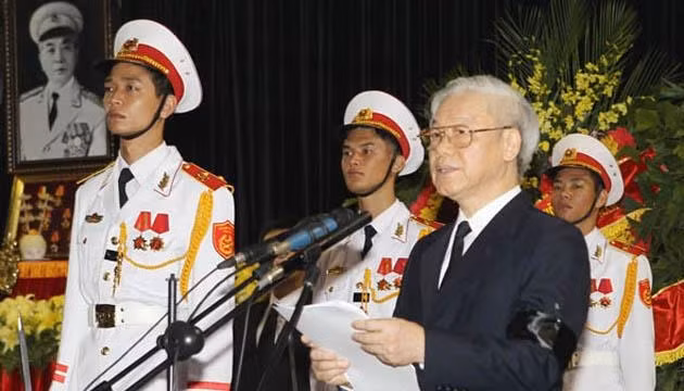 Toàn văn lời điếu truy điệu Đại tướng Võ Nguyên Giáp 