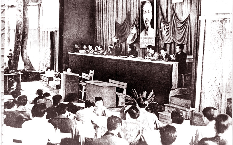 Ðại hội đại biểu toàn quốc lần thứ II họp từ ngày 11 đến 19-2-1951 tại xã Vinh Quang, huyện Chiêm Hóa (Tuyên Quang). Ảnh tư liệu