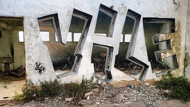 Tranh tường độc đáo