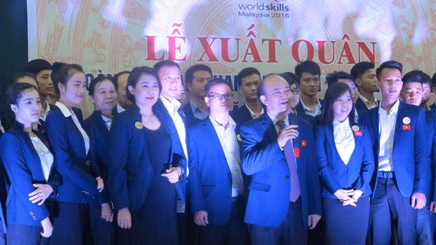 Việt Nam đặt mục tiêu nằm trong nhóm ba nước dẫn đầu về thành tích thi nghề ASEAN