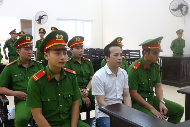 Bị cáo Trần Trọng Luận tại tòa.