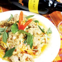 Gỏi xoài xanh thịt heo 