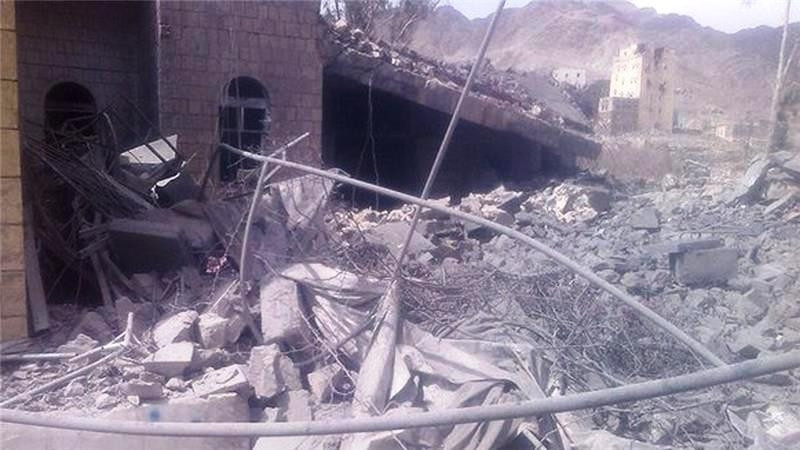 Bệnh viện của Tổ chức Bác sĩ không biên giới (MSF) tại Yemen bị đánh bom ngày 26-10-2015. (Nguồn: MSF)
