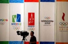 Biểu tượng Olympic 2012 do<br>năm thành phố đưa ra tranh cử.