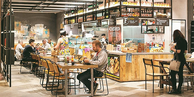 Một nhà hàng phục vụ món ăn Việt ở Australia.