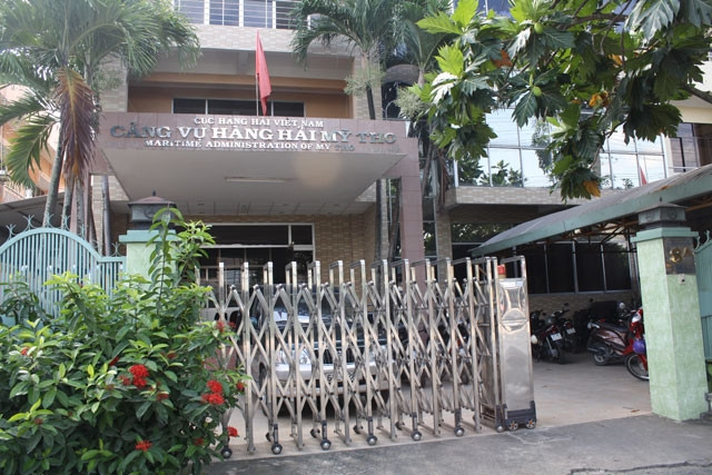 Trụ sở Cảng vụ Hàng hải Mỹ Tho tại huyện Châu Thành, tỉnh Tiền Giang.