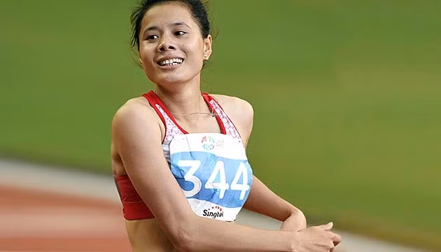 VĐV Nguyễn Thị Huyền. (ảnh: Hải Đăng)