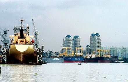 Một góc xưởng Ba Son.