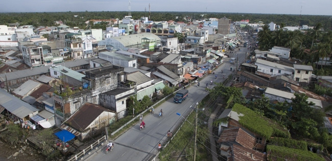 Thị trấn Long Hồ hôm nay.