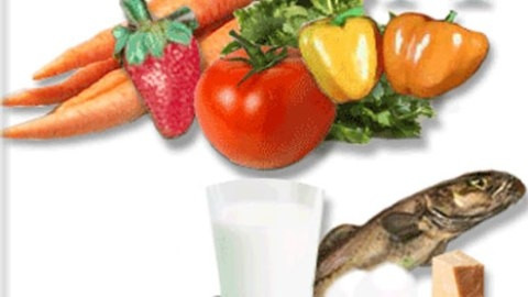 Nhóm thức ăn chứa nhiều vitamin A. (Ảnh: Internet)