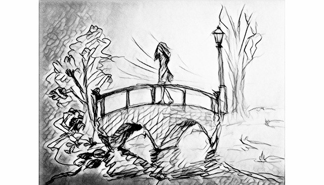 Người đi qua cầu