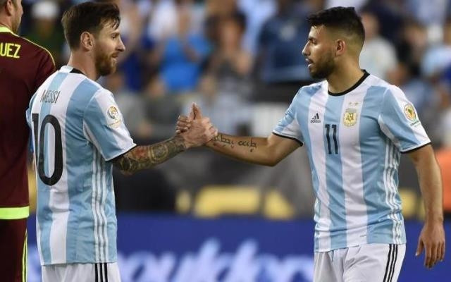 Cặp bài trùng Messi - Aguero sẽ cùng tuyển Argentina “săn” cúp Copa America 2019. (Ảnh: Getty Images)