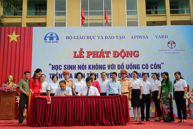 Lan tỏa thông điệp nói không với đồ uống có cồn