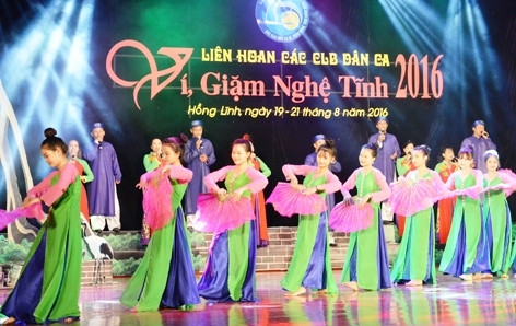 Liên hoan dân ca ví, dặm Nghệ Tĩnh năm 2016