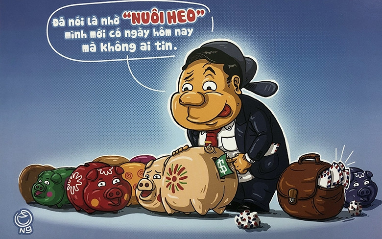 Tranh đoạt giải của các tác giả Trần Hải Nam và Vũ Thanh Hiền.